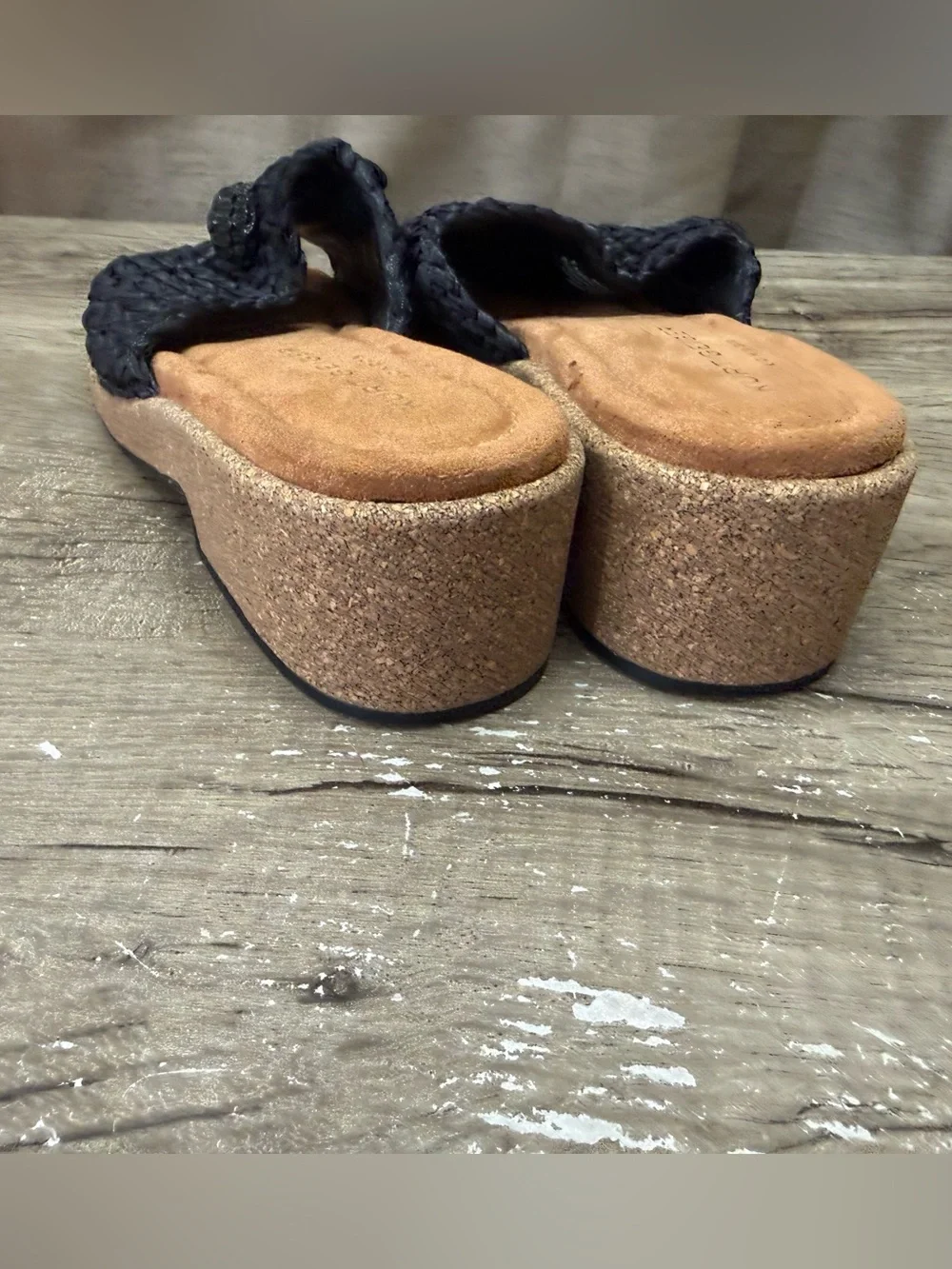 Kurt Geiger Black Woven Sandals size 40.5 - 9.5